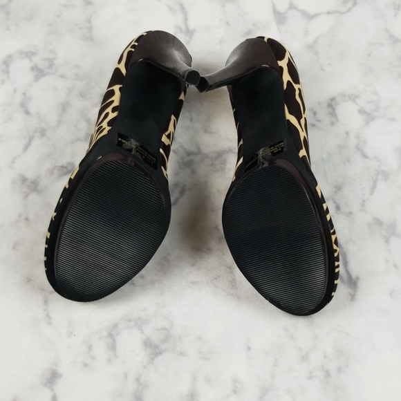 Animal print Giraffe 4.5" High heels size 9 - Picture 6 of 7